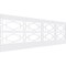 Ekena Millwork 32"H x 94 1/2"W Lakewood PVC Wainscot Paneling Kit WPK32X94LWD - alternate 1